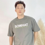 Áo thun Sowhat cổ tròn dáng basic Unisex Form rộng tay ngắn TW001